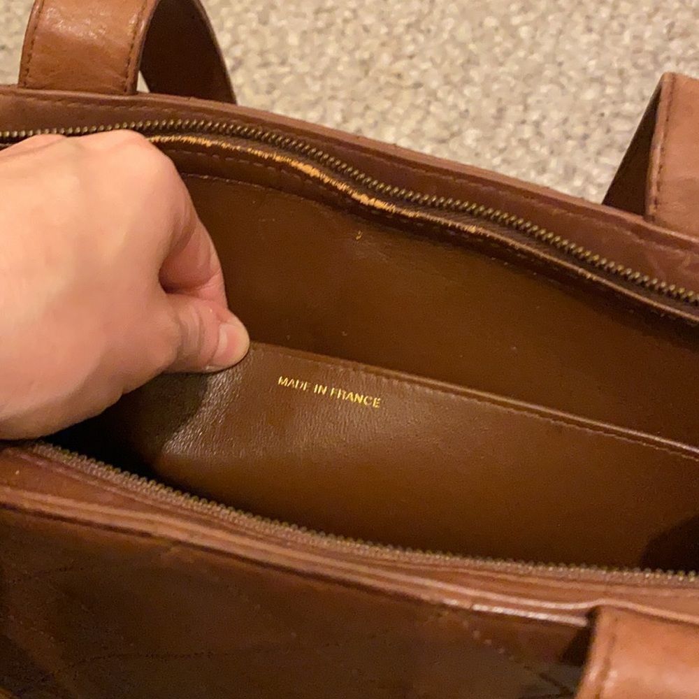 Chanel Vintage brown tote bag . - Picture 9 of 17